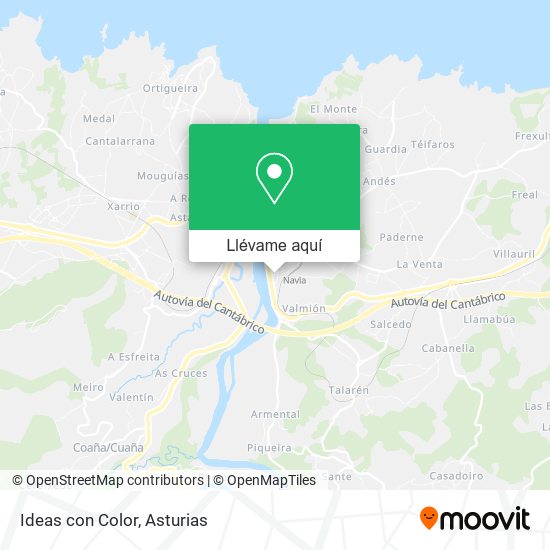 Mapa Ideas con Color