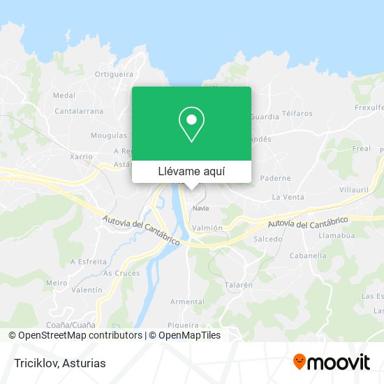 Mapa Triciklov