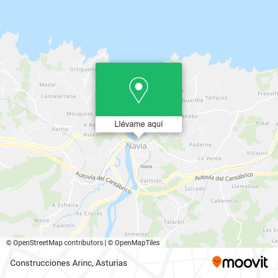 Mapa Construcciones Arinc