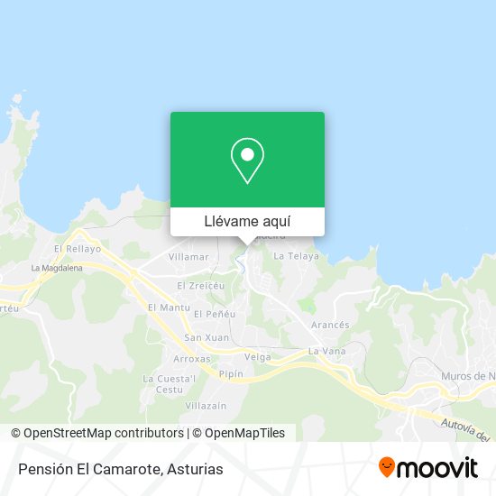 Mapa Pensión El Camarote