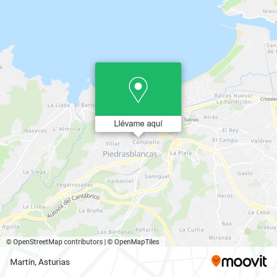 Mapa Martín
