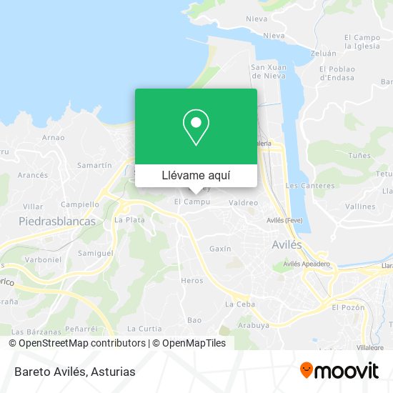 Mapa Bareto Avilés