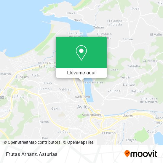 Mapa Frutas Arnanz