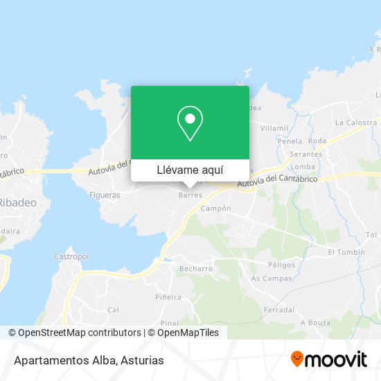Mapa Apartamentos Alba
