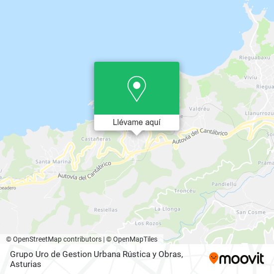 Mapa Grupo Uro de Gestion Urbana Rústica y Obras