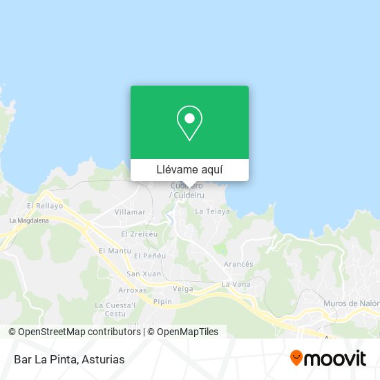 Mapa Bar La Pinta