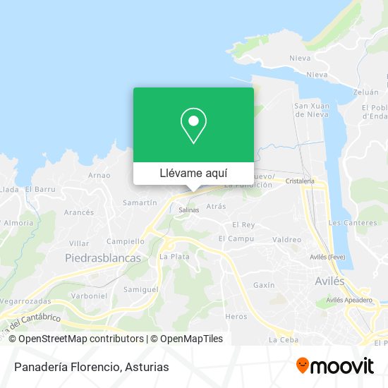 Mapa Panadería Florencio