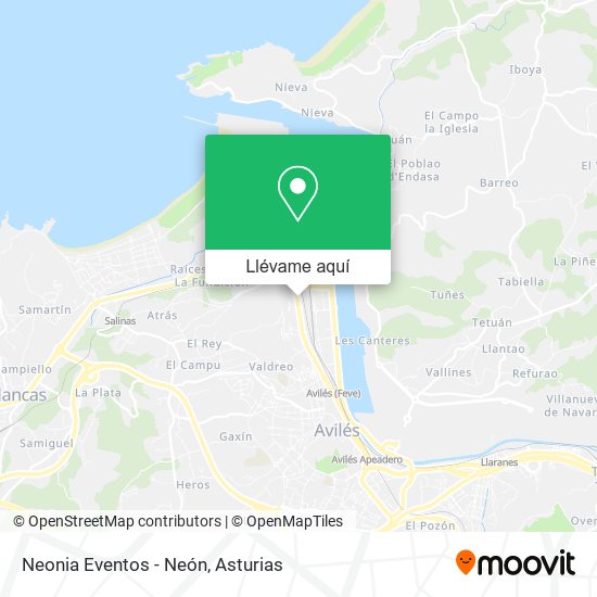 Mapa Neonia Eventos - Neón