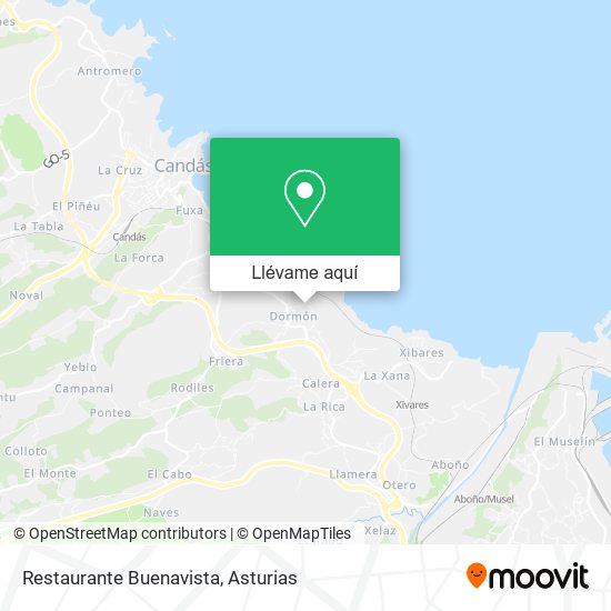 Mapa Restaurante Buenavista
