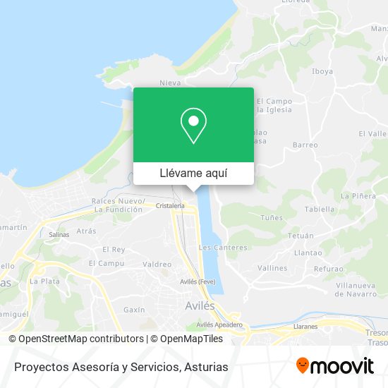 Mapa Proyectos Asesoría y Servicios