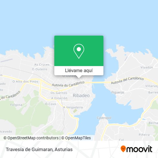 Mapa Travesía de Guimaran