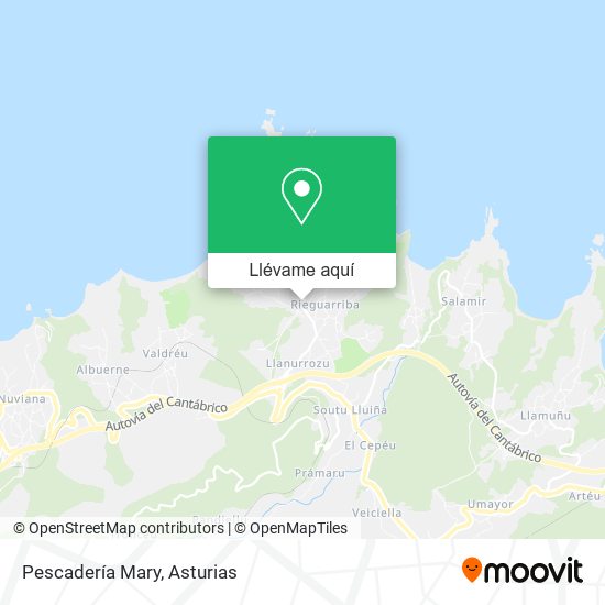 Mapa Pescadería Mary