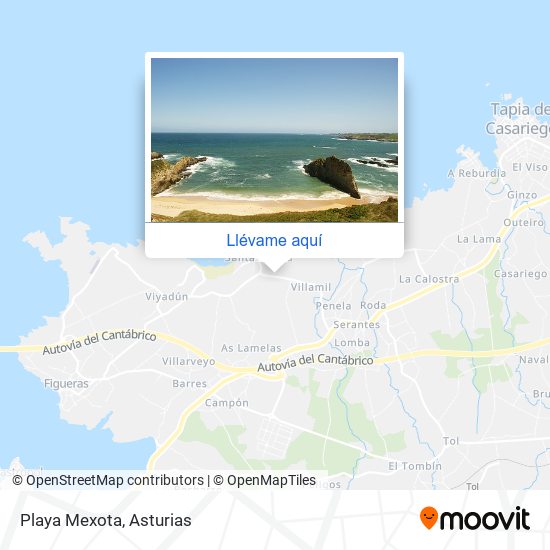 Mapa Playa Mexota