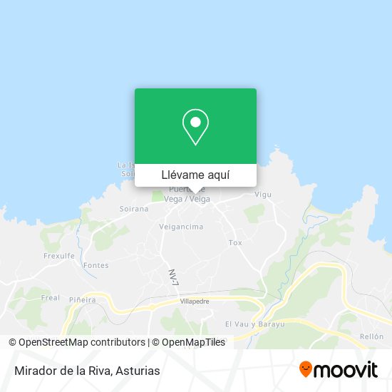 Mapa Mirador de la Riva