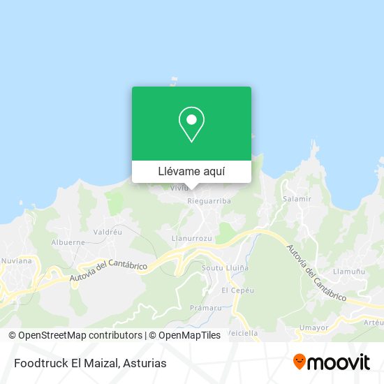 Mapa Foodtruck El Maizal