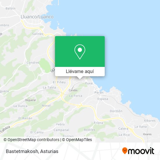 Mapa Bastetmakosh