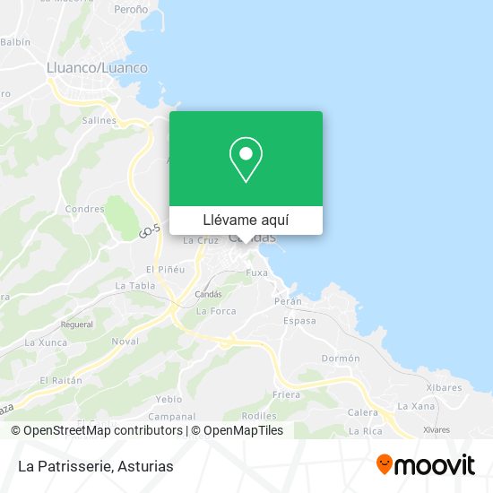Mapa La Patrisserie