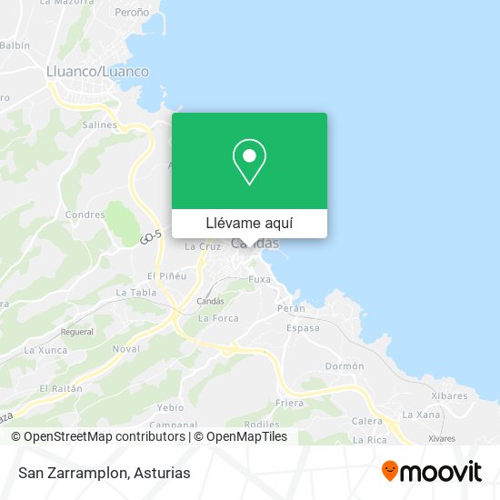 Mapa San Zarramplon