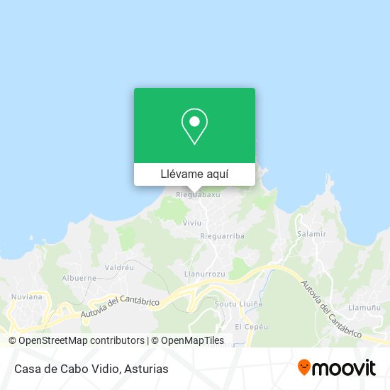 Mapa Casa de Cabo Vidio