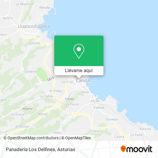 Mapa Panadería Los Delfines