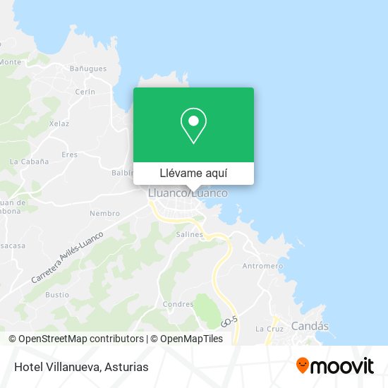 Mapa Hotel Villanueva