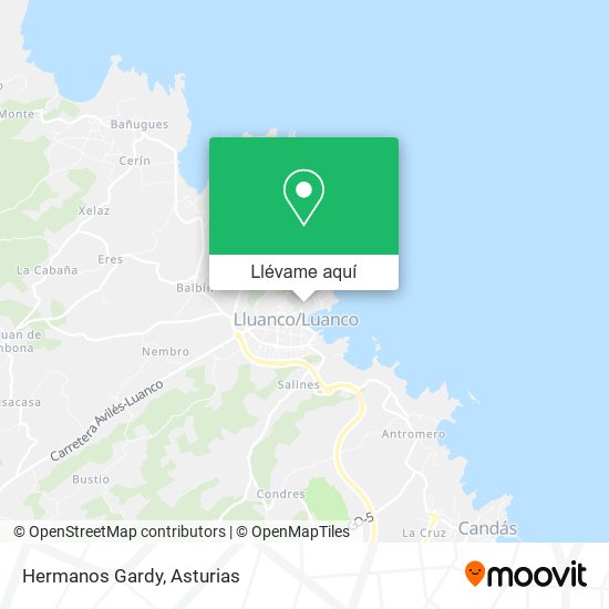 Mapa Hermanos Gardy