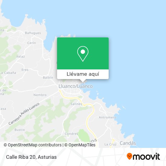Mapa Calle Riba 20
