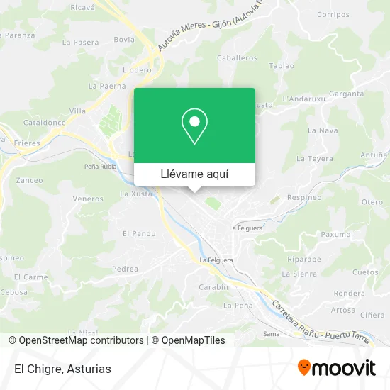 Mapa El Chigre