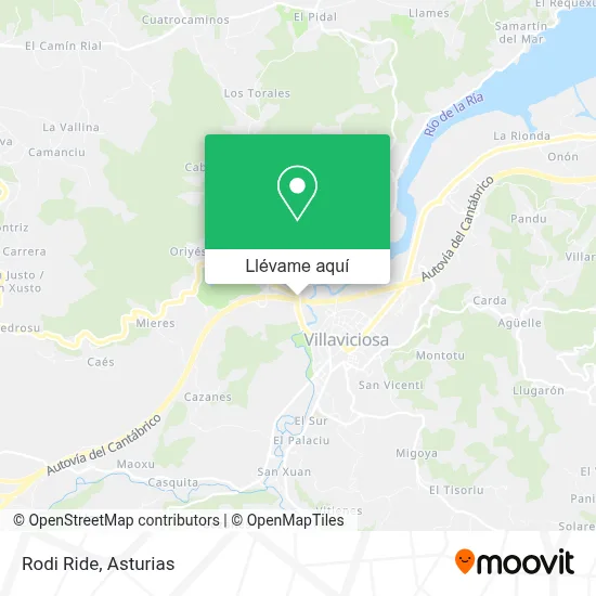 Mapa Rodi Ride