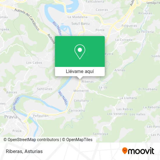 Mapa Riberas
