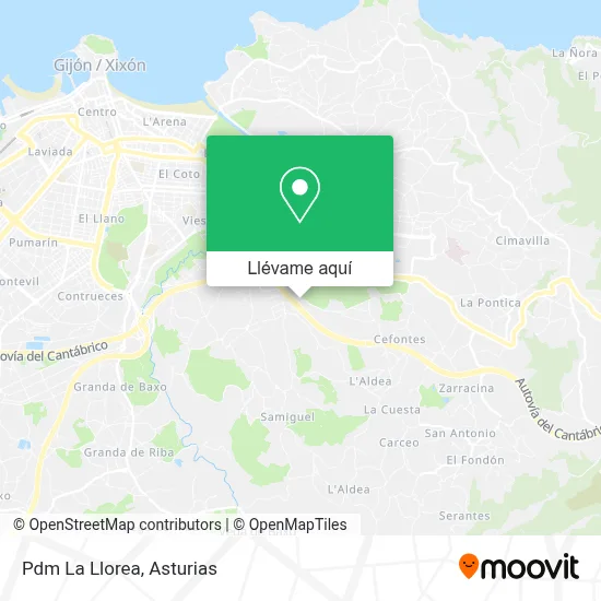 Mapa Pdm La Llorea