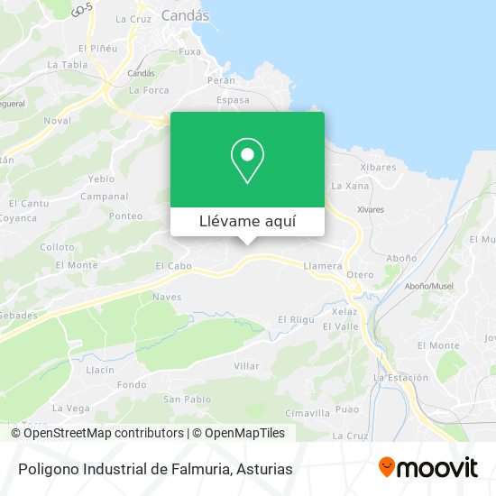 Mapa Poligono Industrial de Falmuria