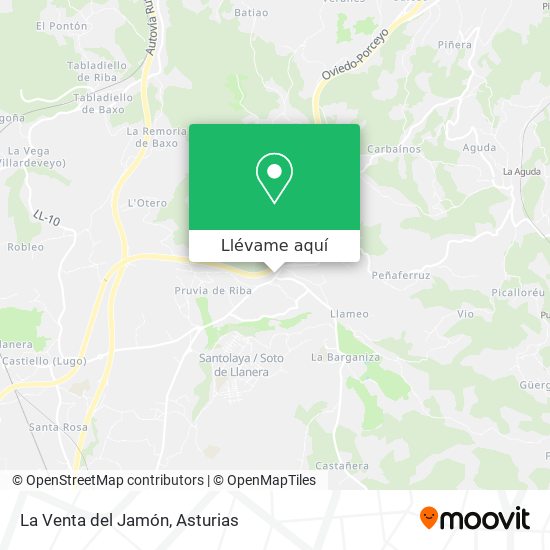 Mapa La Venta del Jamón
