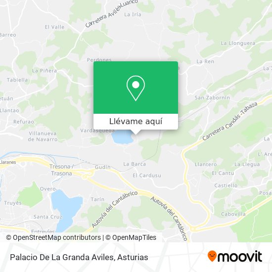 Mapa Palacio De La Granda Aviles