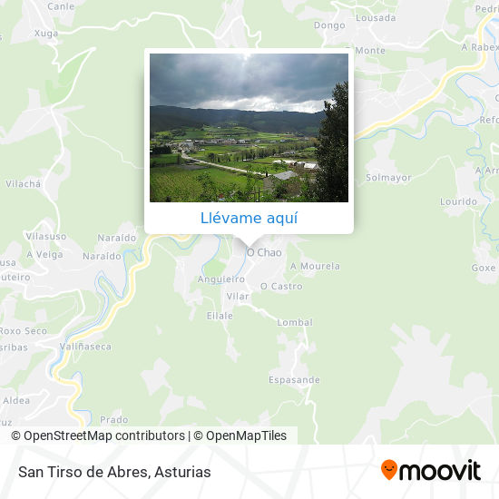 Mapa San Tirso de Abres
