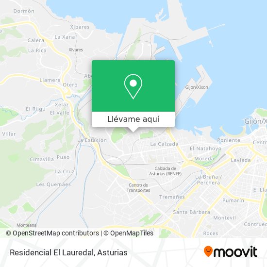 Mapa Residencial El Lauredal