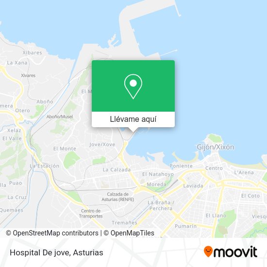 Mapa Hospital De jove