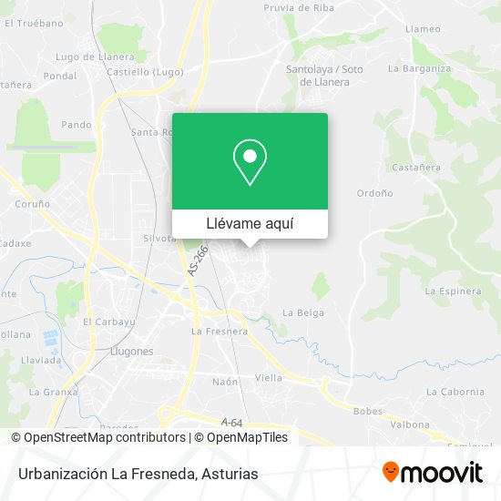 Mapa Urbanización La Fresneda