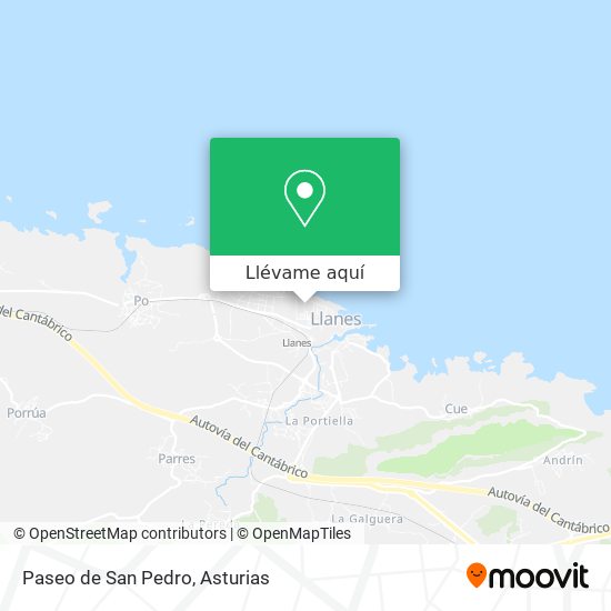 Mapa Paseo de San Pedro