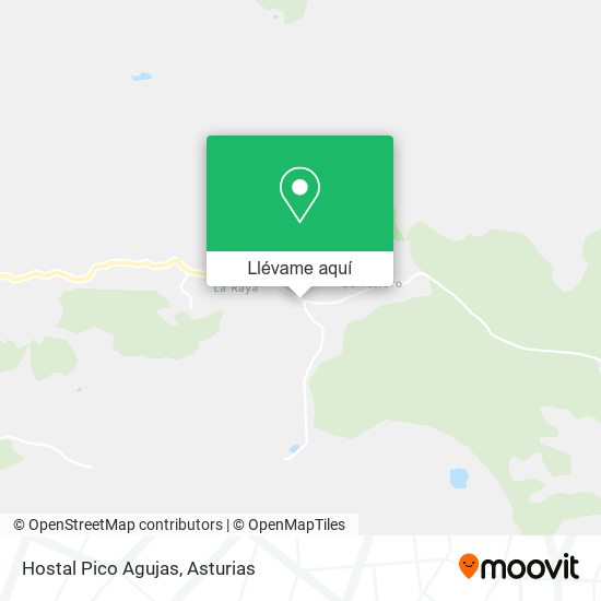 Mapa Hostal Pico Agujas