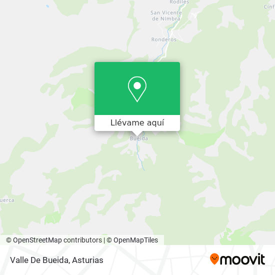Mapa Valle De Bueida
