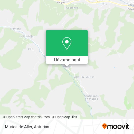 Mapa Murias de Aller
