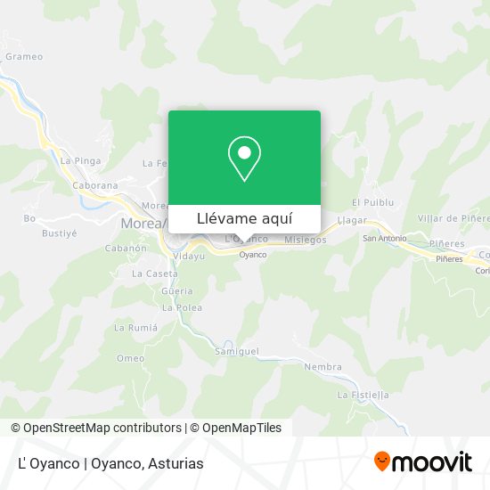 Mapa L' Oyanco | Oyanco