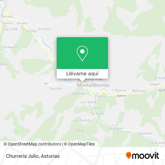 Mapa Churreria Julio