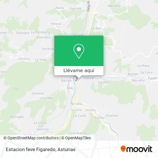 Mapa Estacion feve Figaredo