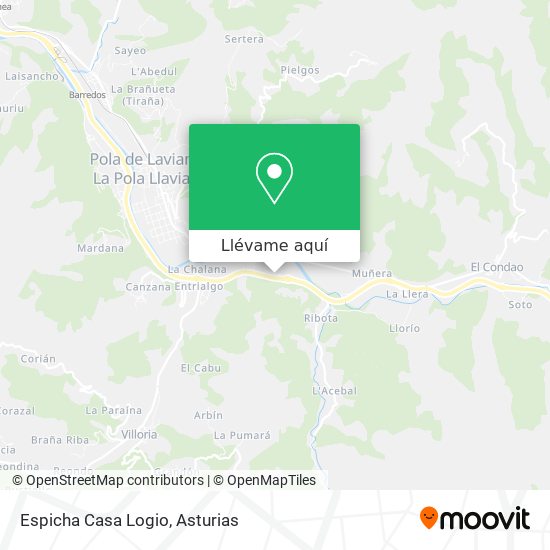 Mapa Espicha Casa Logio