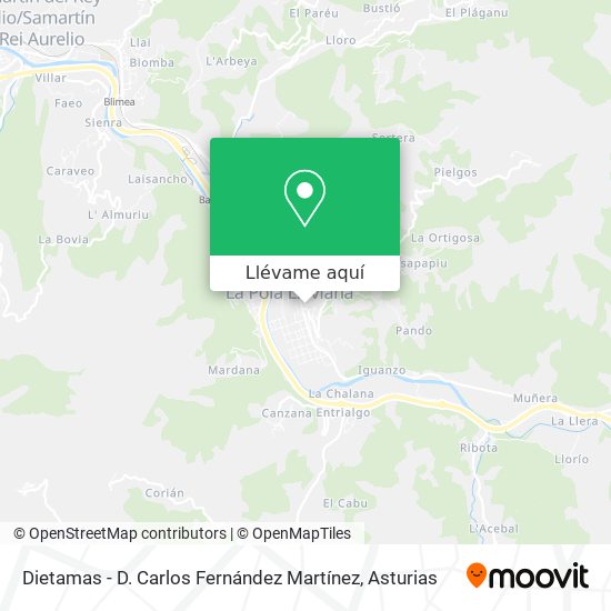 Mapa Dietamas - D. Carlos Fernández Martínez