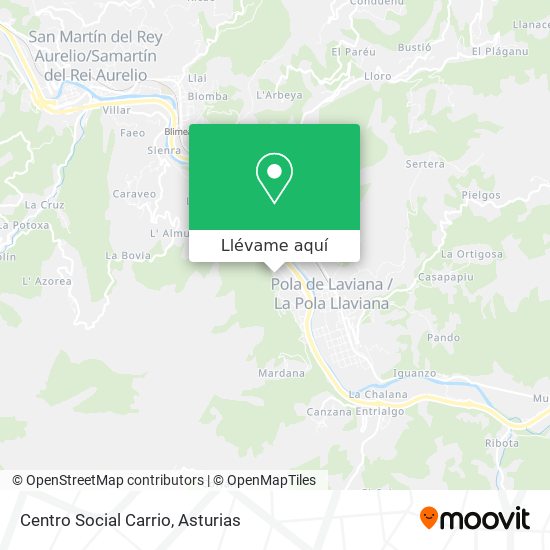 Mapa Centro Social Carrio