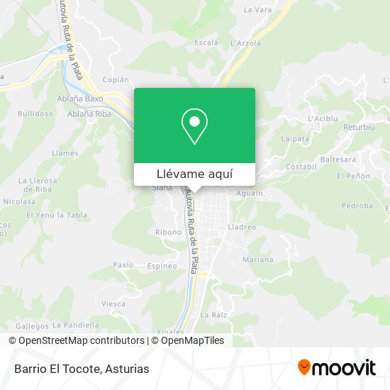 Mapa Barrio El Tocote