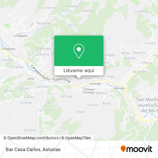 Mapa Bar Casa Carlos